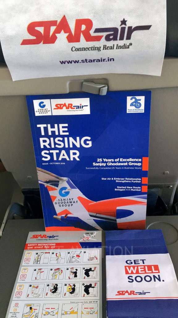 Safety Card, InFlight Magazine and Air Sickness Bag - Star Air Embraer ERJ145LR