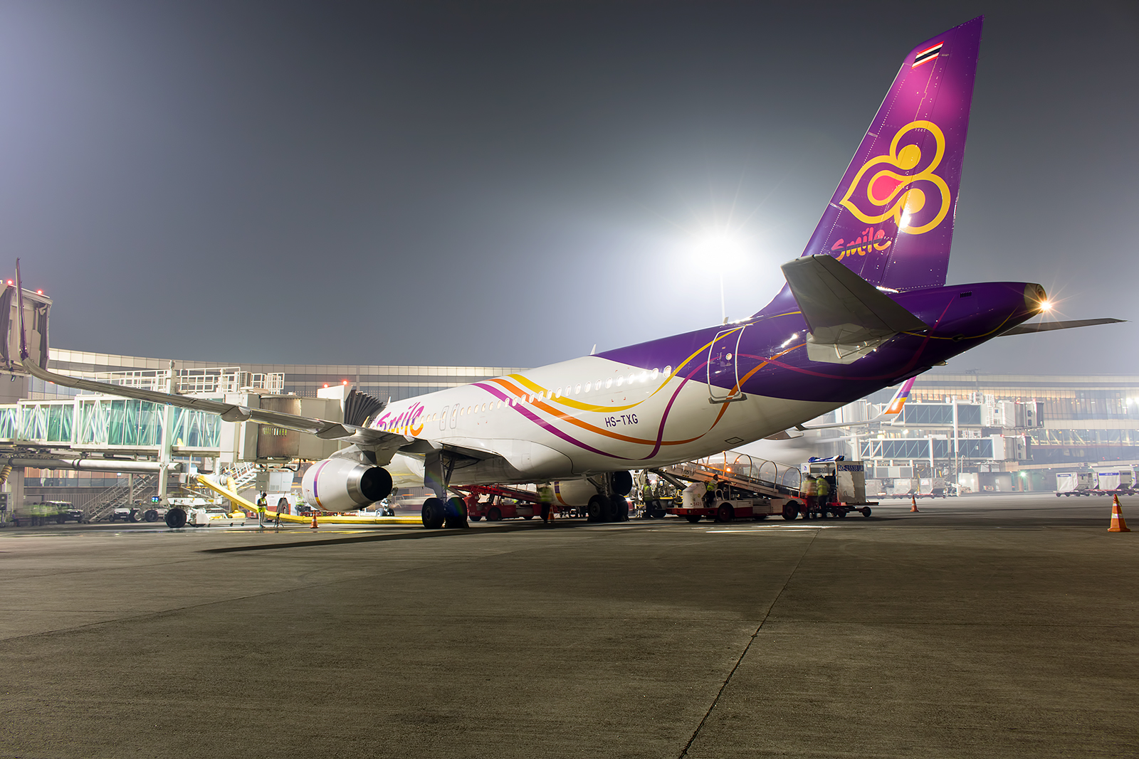 Thai Smile Airbus A320 At CSMIA Mumbai Victor Tango Aviation