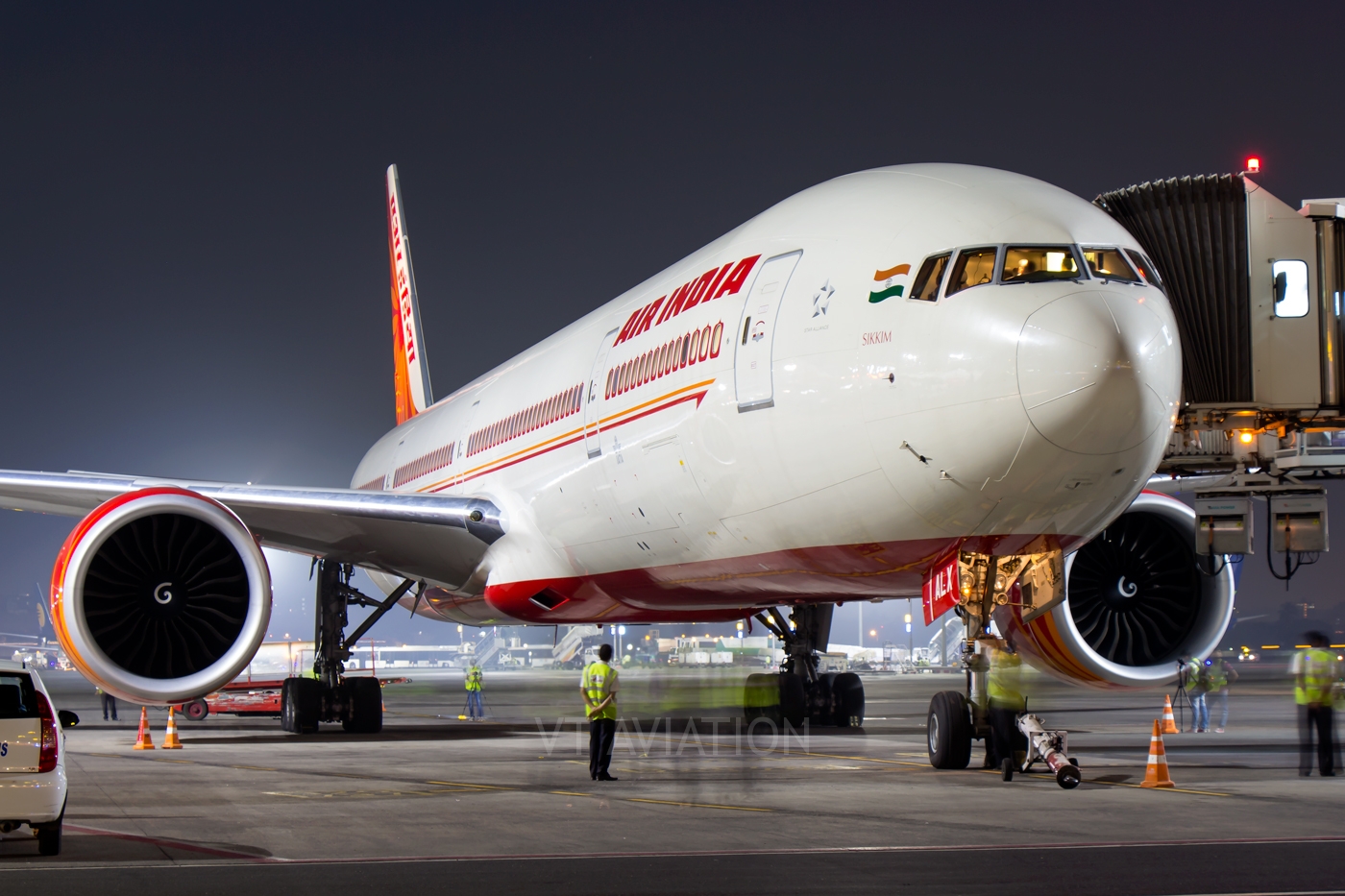 Air India Boeing 777 300er From Csmia Mumbai To New York Victor Tango Aviation