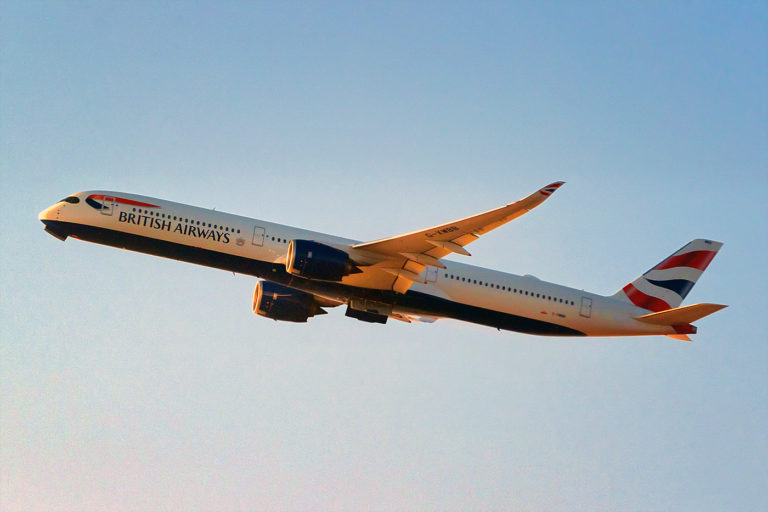 British Airways Airbus A3501000 at Bengaluru Airport