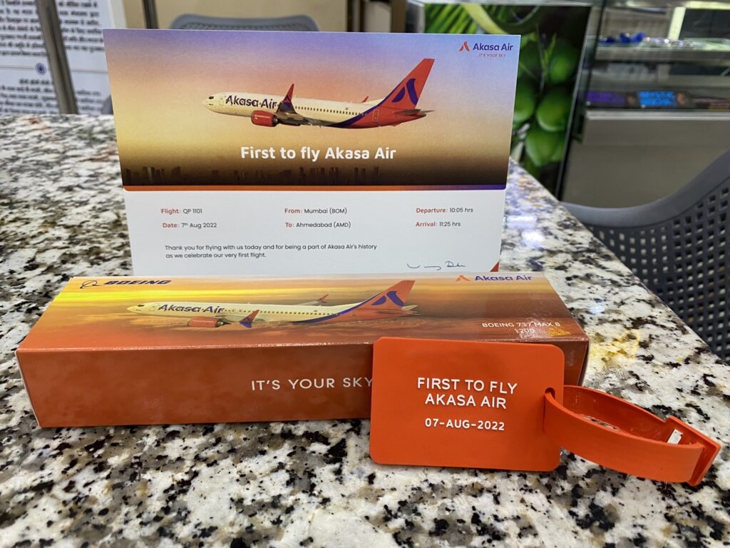 Akasa Air - Giveaway for Inugural Flight