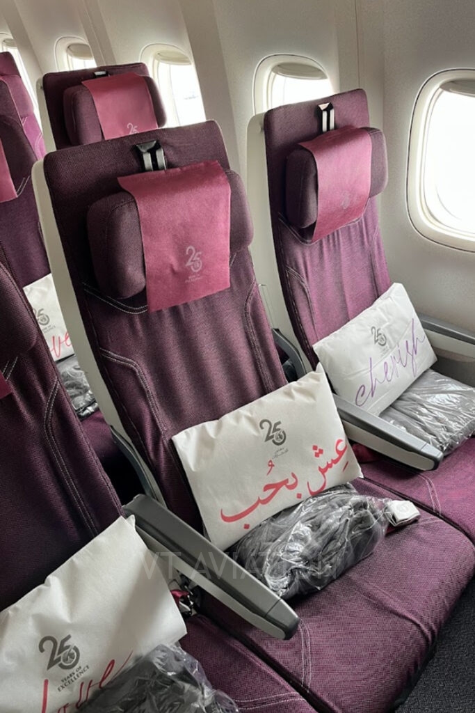 Economy Class Seats, A7-BAY, Boeing 777-300ER