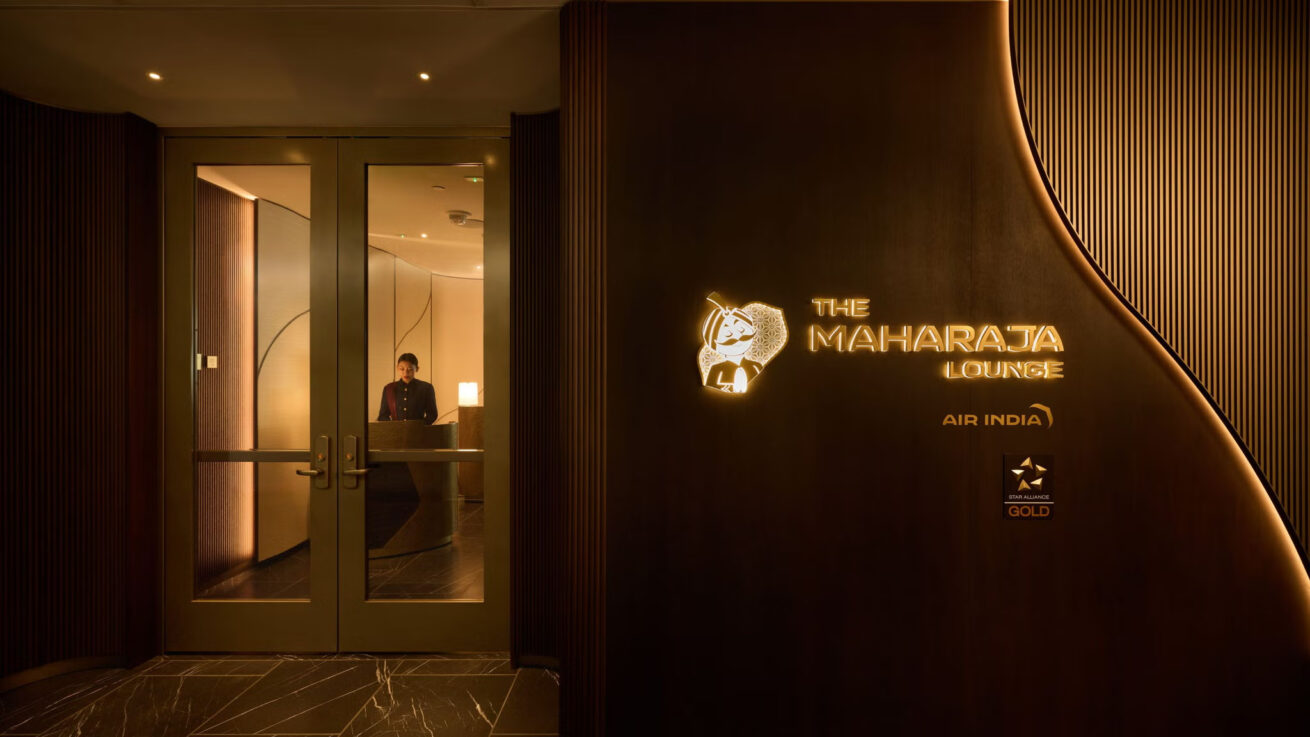 Air India's Maharaja Lounge SFO
