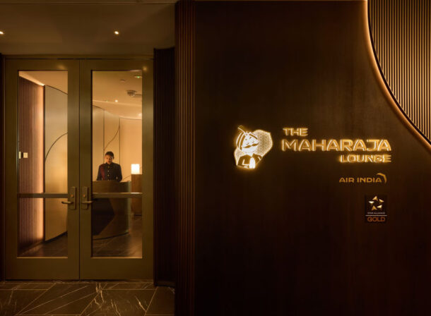 Air India's Maharaja Lounge SFO