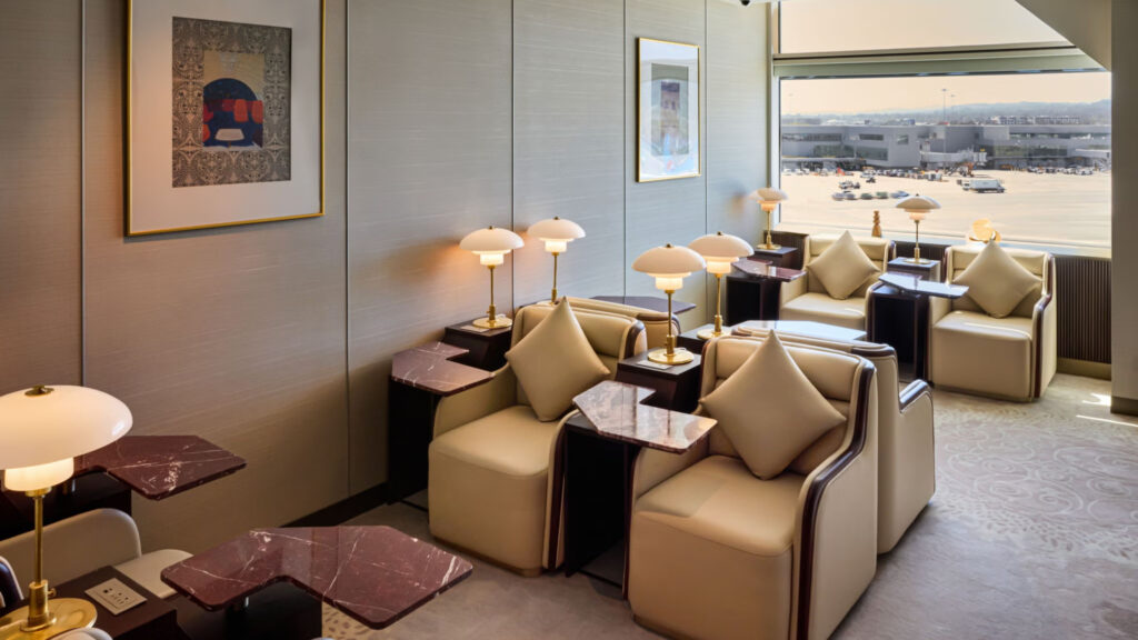 Air India's Maharaja Lounge at SFO - Private Area