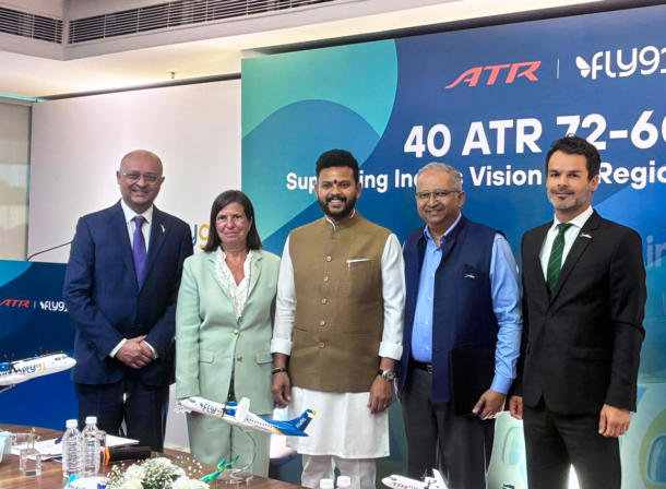 FLY91 team with Minister of Civil Aviation
